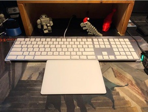 apple magic teclado 2 tirantes computador 3d print model - Mito3D