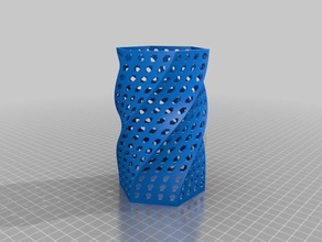 hexagonal titular menor contentores 3d print model - Mito3D