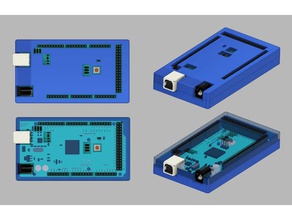 arduino mega 2560 r3 caso realmente se encaixa eletrônica 3d print model - Mito3D