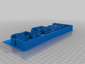larue cortador de cookie a cozinha jantar personalizado 3d print model - Mito3D