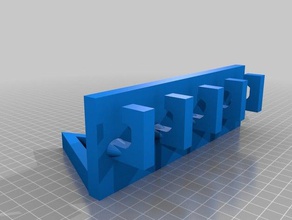 tri delta pared titular de la clave 3d impresión 3d print model - Mito3D