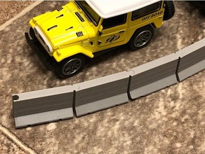 strada barricata barriera 3d la stampa automobile automotive costruzione sistemi di giocattoli giocattolo educativo stradale cose rendere traffico 3d print model - Mito3D