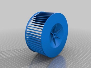 teka exhauster impeller replacement parts 3d print model - Mito3D