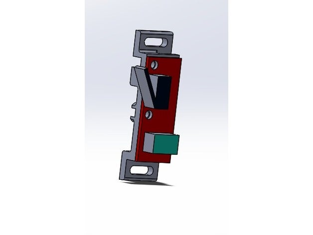 end stop holder 3d printer accessories endstop mechanicallimit 3D print model - Mito3D