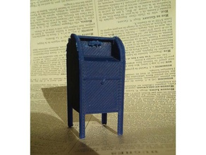 buzón de correo postal los estados unidos modelo muebles boite aux lettres buzon caja 3d print model - Mito3D