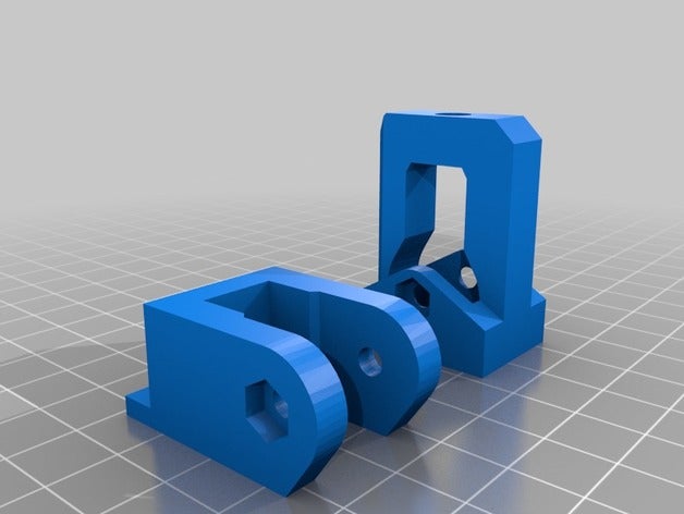 tensores rodamientos ejes par polea remplies et aacutelica gt2 3d de l'imprimante pièces prusa i3 hephestos 3D print model - Mito3D