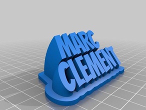 clement office customized 3d print model - Mito3D
