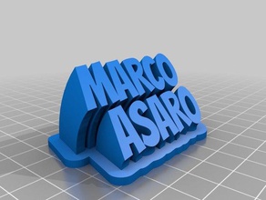 asaro latest office customized 3d print model - Mito3D