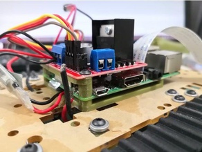 raspberry pi 3 l298n controller del motore di montaggio rc veicoli 3d print model - Mito3D