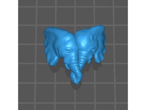 elephant ring jewelry 3d print model - Mito3D
