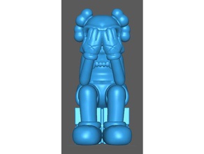 kaws figura esculturas 3d print model - Mito3D