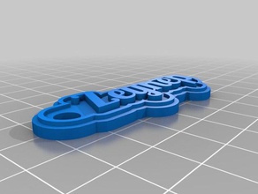 zeynep Schlüsselanhänger angepasst 3d print model - Mito3D