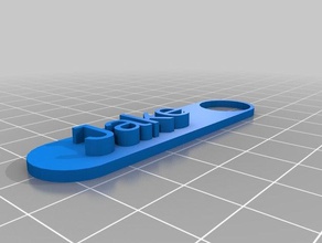 jake2tag Schlüsselanhänger angepasst 3d print model - Mito3D