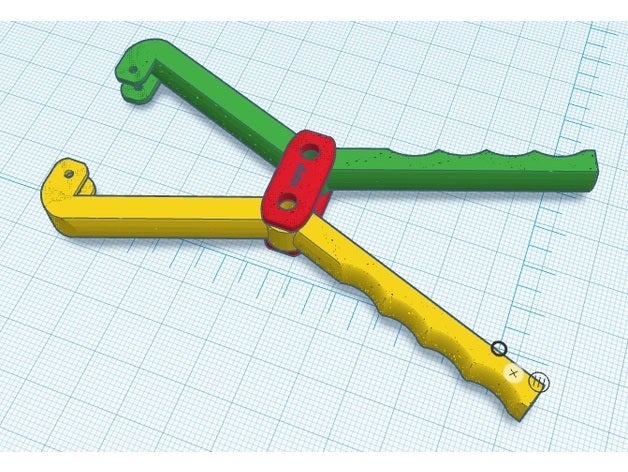 pinza con ventose por aprire cellulari ferramentas 3D print model - Mito3D