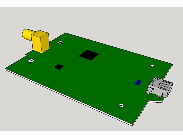 alfa awus036nha pcb maketi elektronik dronebridge ez-wifibroadcast 3D print model - Mito3D