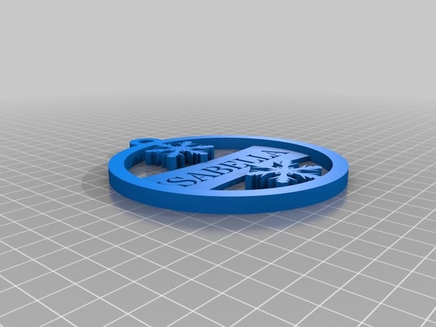 isysnowflake 2 arredamento personalizzato 3D print model - Mito3D