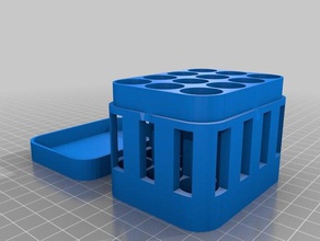 my customized ultimate battery box 12 aa electronics 3d print model - Mito3D