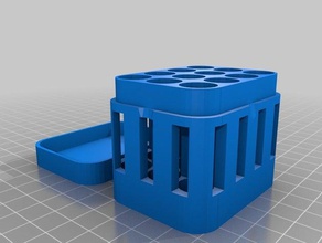 my customized ultimate battery box 12 aaa electronics 3d print model - Mito3D
