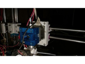 base para montaje directo extrusor funbot 3d printer parts eje extrusora motor nema 17 3d print model - Mito3D
