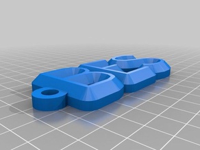 meu nome personalizado chaveiro organização 3d print model - Mito3D