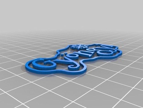minha personalizado de presente natal tag gy sinais logotipos 3d print model - Mito3D