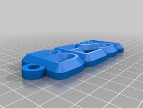 meu nome personalizado chaveiro organização 3d print model - Mito3D