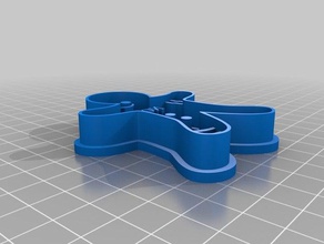 gingerbread cookie cutter mo&aguda a cozinha jantar personalizado 3d print model - Mito3D