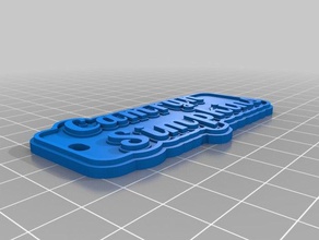camryn keychains customized 3d print model - Mito3D