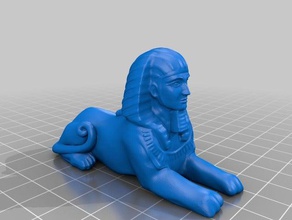 sphinx Gebäude Strukturen 3d print model - Mito3D