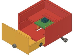 shiftbrite 5x5 cm tipo modular sistema de caso la electrónica rgb 3d print model - Mito3D