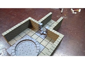 openforge 20 cut stone external broken wall games 3d print model - Mito3D
