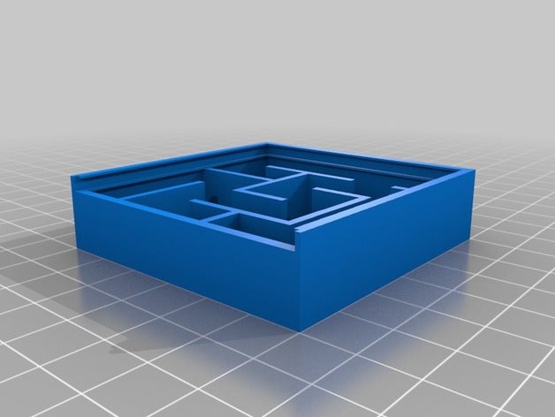 single-level-Labyrinthe Rätsel 3D print model - Mito3D