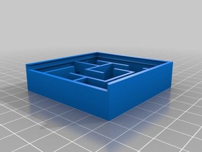single-level-Labyrinthe Rätsel 3d print model - Mito3D