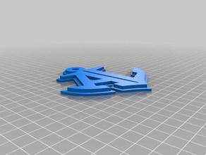 avon lake al logo i segni loghi 3d print model - Mito3D