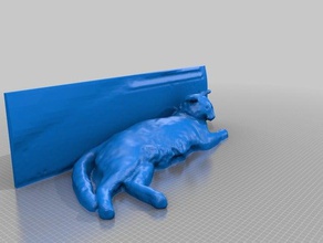 clememtyne churchill cat sculptures 3d print model - Mito3D