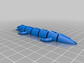 crocodile finger toy toys games 3d print model - Mito3D