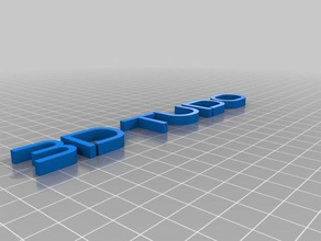 3dtudomy customized text other 3d print model - Mito3D