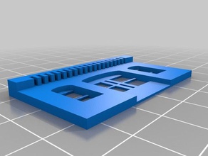 4x1 des bâtiments les structures personnalisé 3d print model - Mito3D