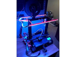 ender 3 led light bars 3d printer parts 3d print model - Mito3D