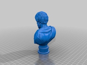 marco aurelio busto 3d impresión 3d print model - Mito3D