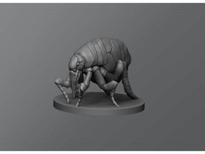monster flea 3d printing dd dungeons dragons tabletop 3d print model - Mito3D