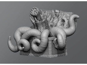 mimic 3d printing dd dungeons dragons tabletop 3d print model - Mito3D