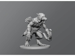kobold skirmisher 3d la stampa dd dungeons dragons nemico monster tavolo 3d print model - Mito3D