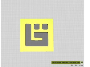 grenzenlose video-Spiel-logo Zeichen logos 3d print model - Mito3D