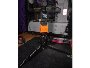 dji In pocket tripod taban osmo kamera 6 cep mount 3d print model - Mito3D