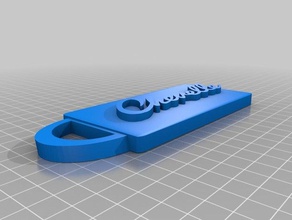 chevelle keychain keychains 3d print model - Mito3D