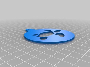 tortue pochoir 3d l'impression 3d print model - Mito3D