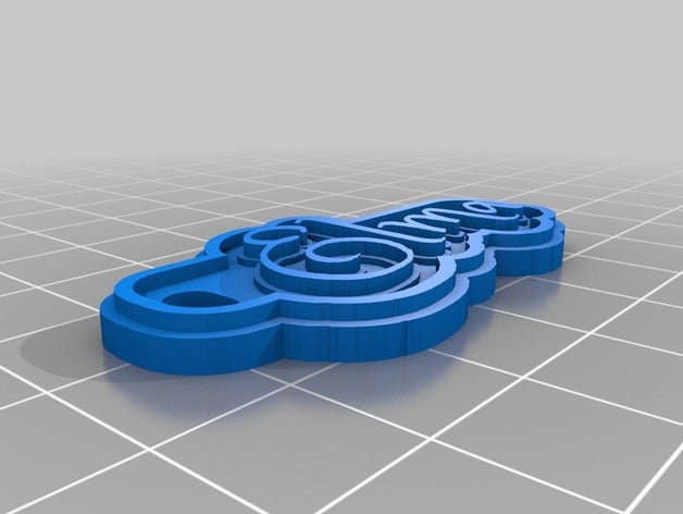 elma Schlüsselanhänger angepasst 3D print model - Mito3D