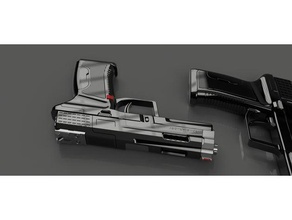3dwb armory pistolet accessoires de jeu cosplay 3d print model - Mito3D