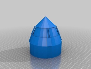 bonkers Stamm rocket cap sport im freien 3d print model - Mito3D